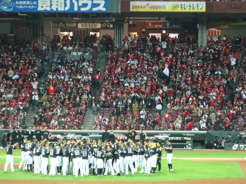 日本一の胴上げ
